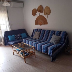 Apartment, 2 Bedrooms, Smoking, Balcony | Living area - Naturist 2 Bedrooms With Pool (Vera)