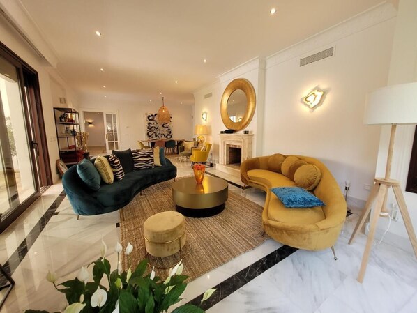 Room, 1 Bedroom, Smoking, Private Pool | Living room - Room in B&B - Beautiful La Perla Miguel (Marbella)