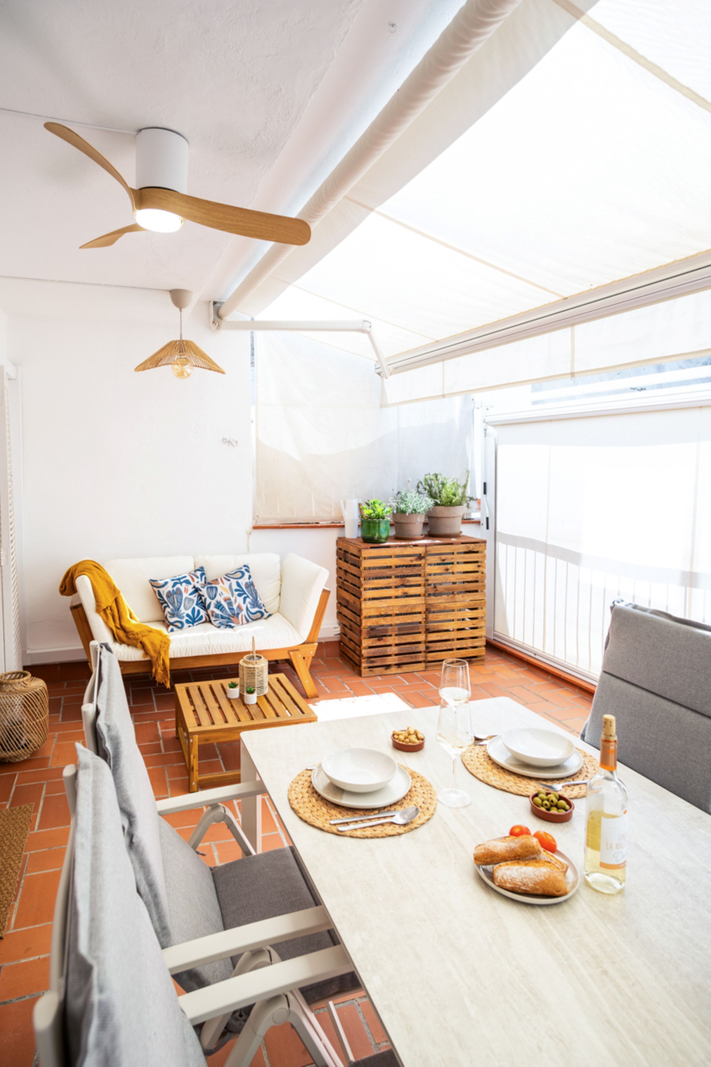 Apartamento, 1 habitación, terraza | Restaurante al aire libre