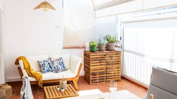 Apartamento, 1 habitación, terraza | Restaurante al aire libre
