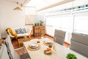 Appartement, 1 chambre, terrasse | Balcon
