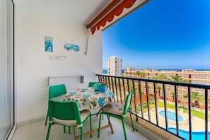 Apartment, 2 Bedrooms, Terrace, Ocean View | Balcony