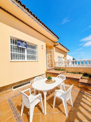 House, 3 Bedrooms, Smoking, Patio | Outdoor dining - Beachfront Home La Mata (Torrevieja)
