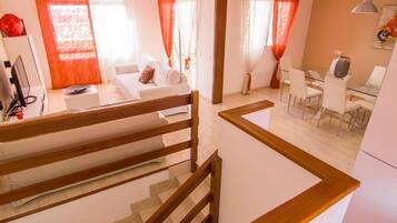Loft, 3 quartos, terraço, vista para o jardim | Planta do andar