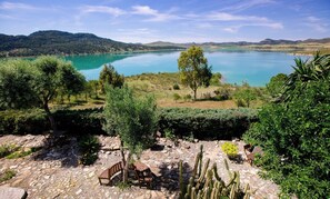 Apartment, 1 Bedroom, Balcony, Lake View | Property grounds - 1st Floor Apartment In Old Lakeside Andalusian Farmhouse (Antequera)