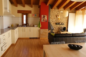 Apartamento, 2 quartos, para fumantes, lareira | Parte interna