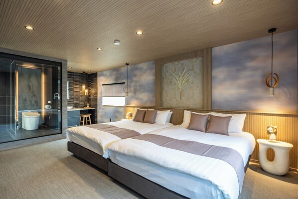 Vila luxo | 4 quartos, camas com colchões de espuma com sistema de memória