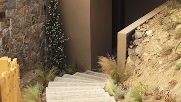 Villa, 2 slaapkamers, 2 badkamers, uitzicht op zee | Terras