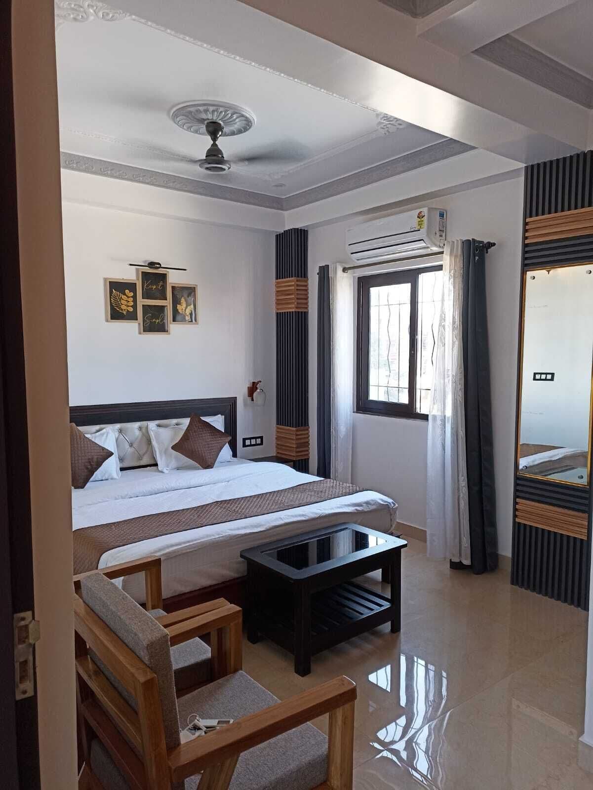 经典客房, 1 张特大床, 无烟房, 城市景观 | 高档床上用品、加厚床垫、特色装修、特色家居