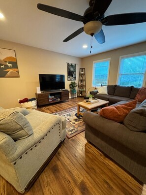 Smart TV, books, music library