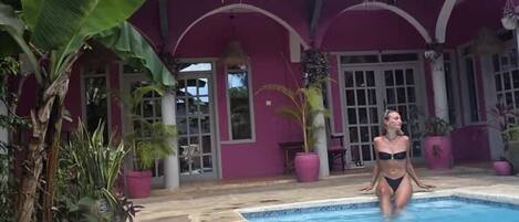 Fassade der Unterkunft