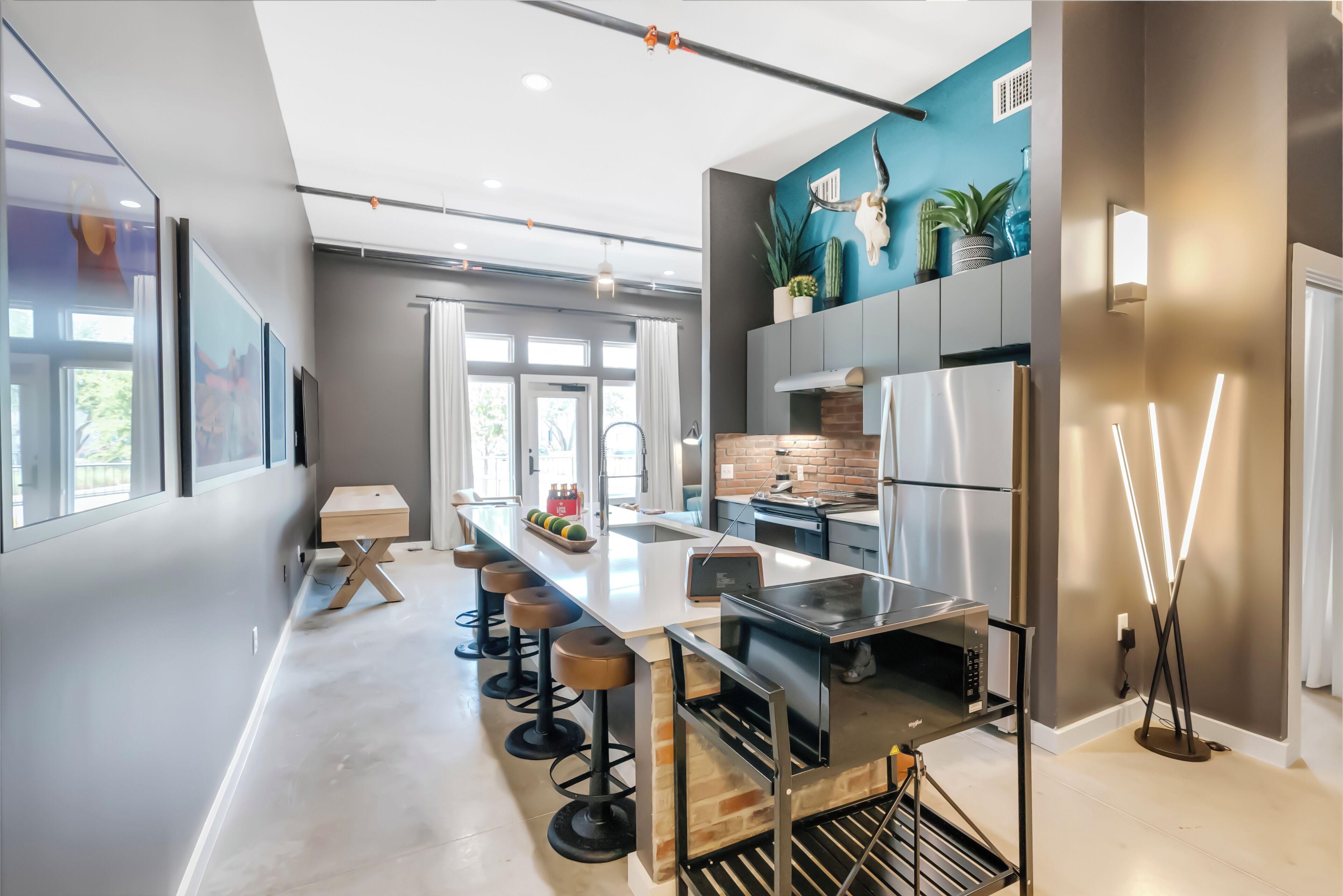 Suite Premium, 2 camas de matrimonio | Cocina privada | Frigorífico grande, microondas, horno y placa de cocina