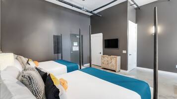 2 habitaciones, decoración personalizada y muebles diferentes