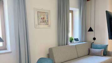 Superior-Studio, 1 Queen-Bett, Nichtraucher, Küche | Wohnbereich