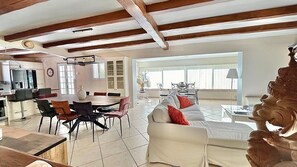 Living area - Charming Villa in Provence (Forcalqueiret)