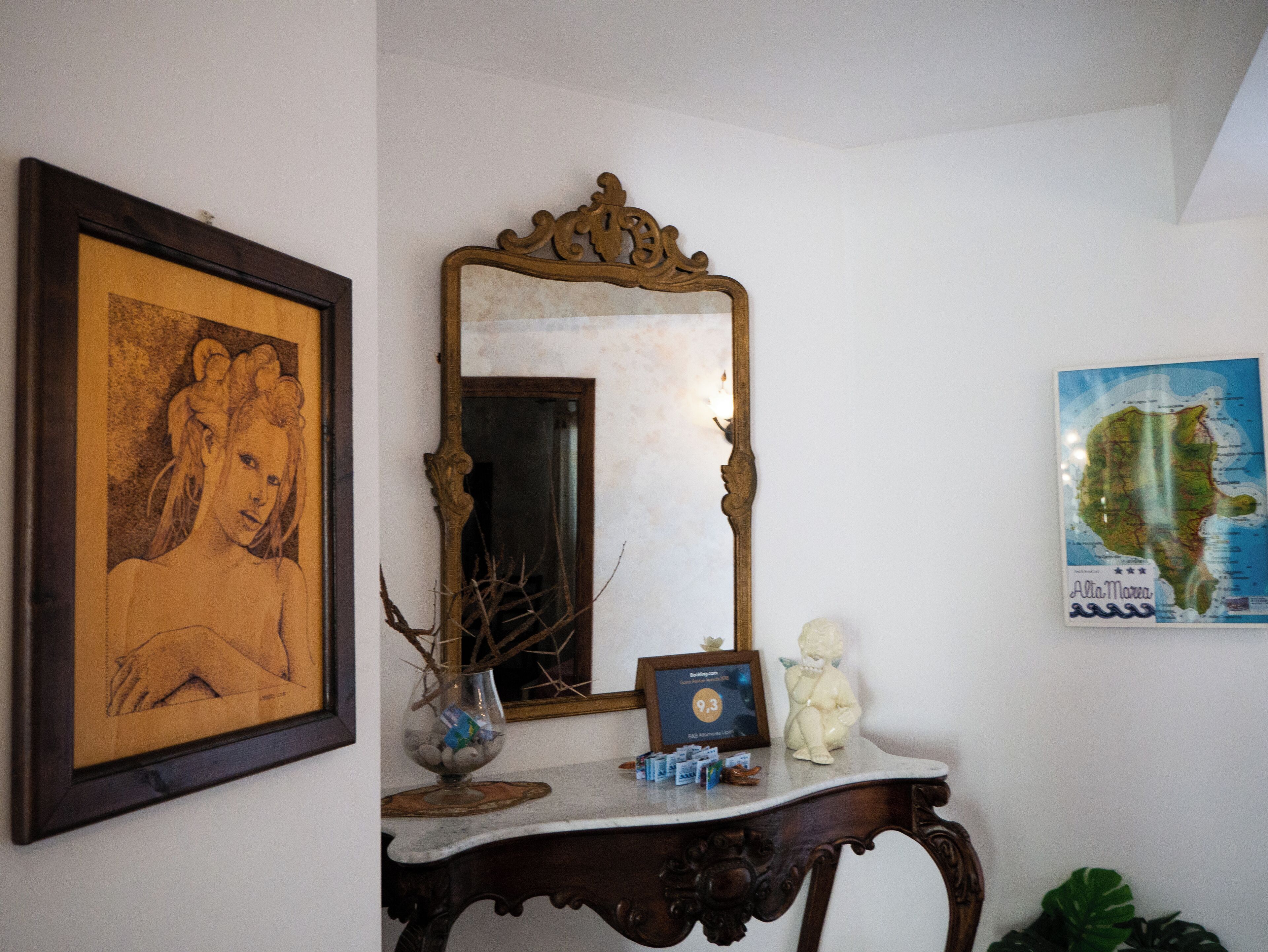 Interior entrance
