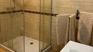 Hair dryer, towels