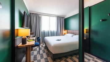 Bureau, chambres insonorisées, Wi-Fi gratuit