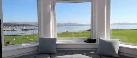Appartement Tradition, 3 chambres, vue mer, en front de plage | Coin séjour