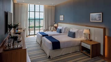Hypoallergeen beddengoed, een minibar, een kluis op de kamer