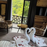 Desk, laptop workspace, free WiFi