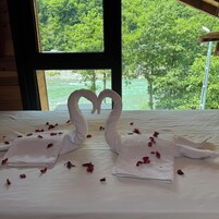 Deluxe Duplex, River View | Desk, laptop workspace, free WiFi