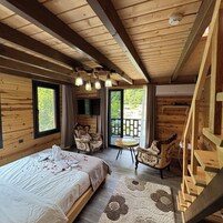 Deluxe Duplex, River View | Desk, laptop workspace, free WiFi