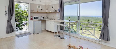 Appartement Supérieur, vue océan | Coin séjour