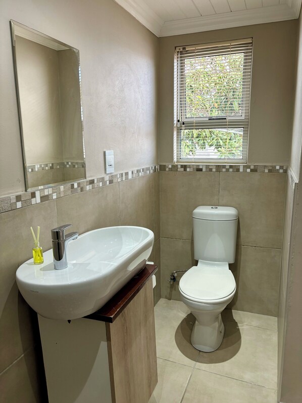 Towels, soap, toilet paper