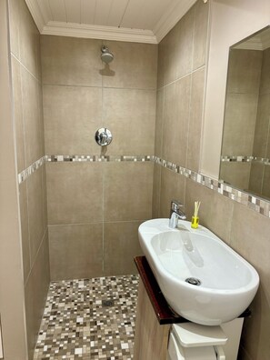 Towels, soap, toilet paper