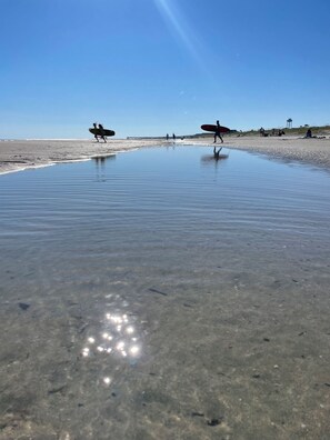 Sillas reclinables de playa, toallas de playa