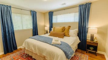 2 chambres, fer et planche Ă repasser, Wi-Fi gratuit, draps fournis