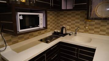 อพาร์ทเมนท์สำหรับครอบครัว | ครัวส่วนตัว | ไมโครเวฟ