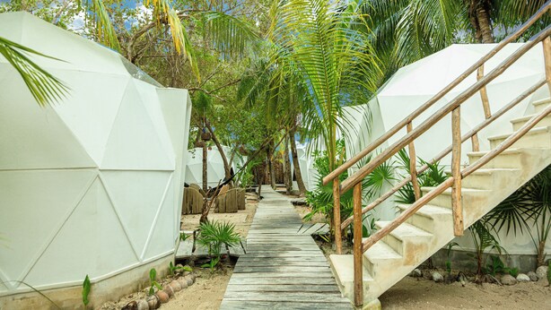 Unclassified image, 1 of 20, button - frequency dome (Isla Holbox)