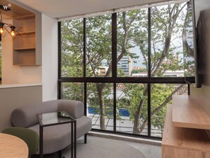 Apartment, 2 Bedrooms (301) | Living area - Ganesh by Wynwood House (Medellín)