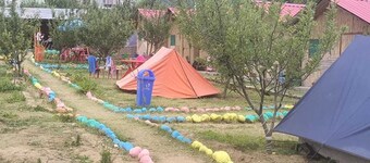 Spacious 7-bedroom campground with fitness room, WiFi in marvelous Naggar