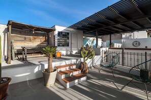 Terrace/patio - Apartment in Historic Downtown with terrace and A/C (Santiago de Querétaro)