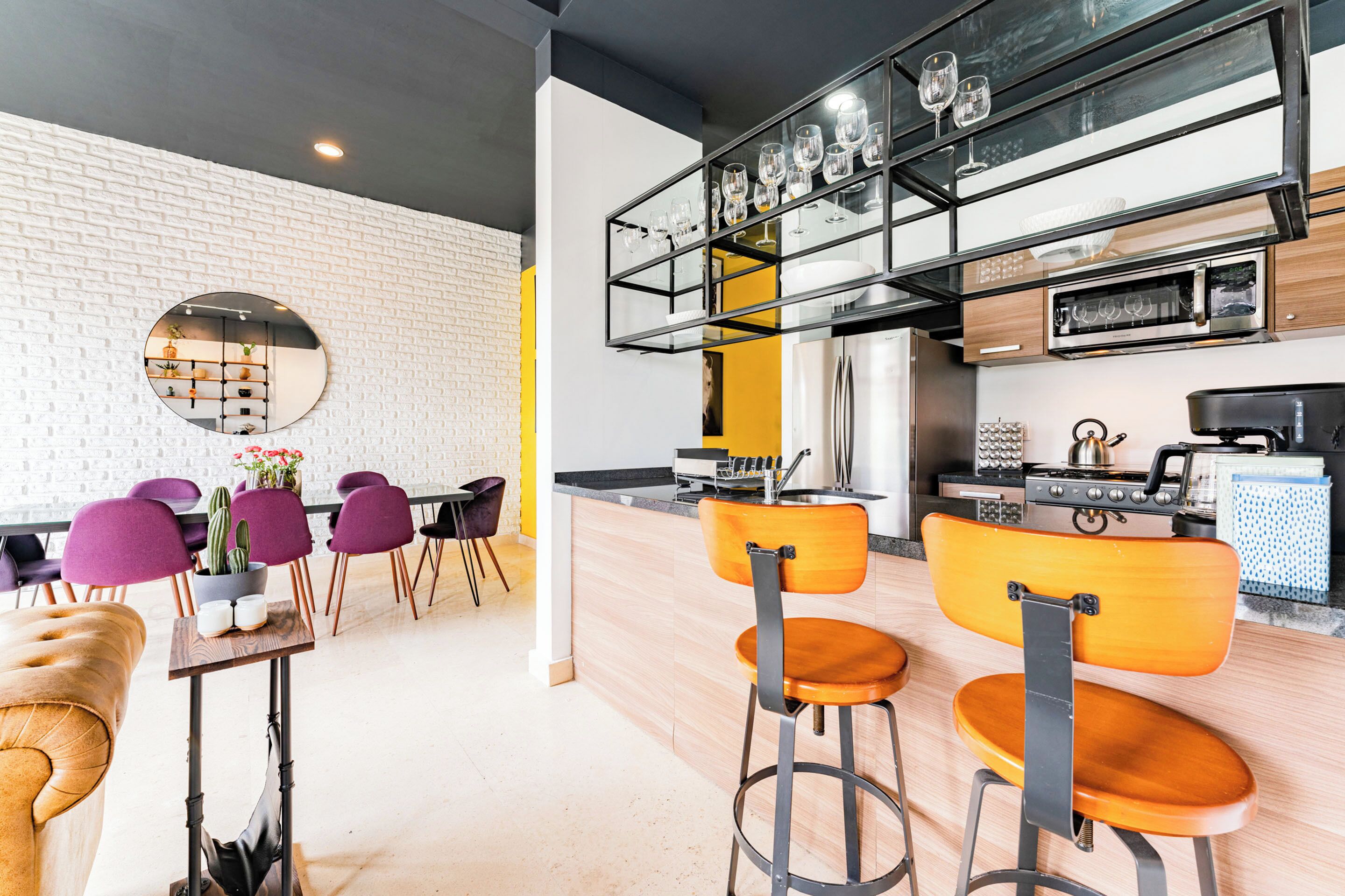 Appartement, 3 chambres, balcon, vue ville | Cuisine privée