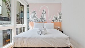 2 bedrooms, desk, free WiFi, bed sheets