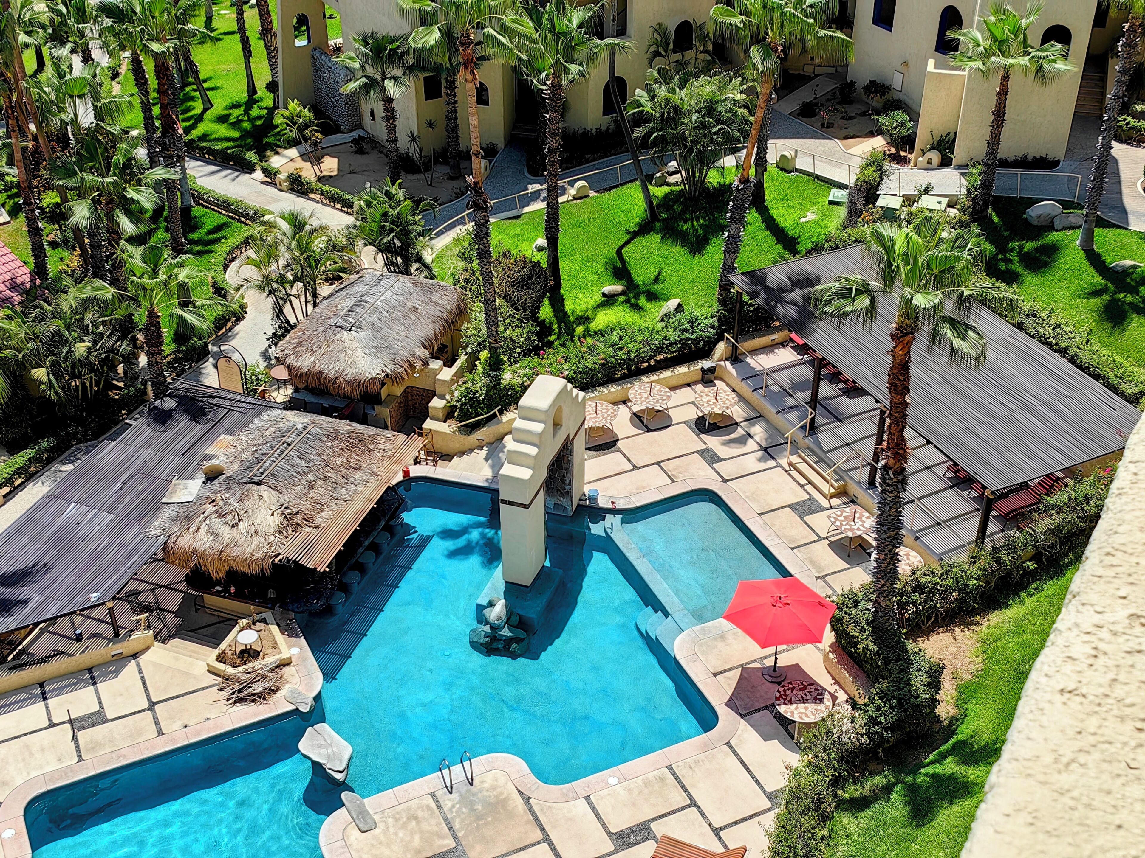 Piscina all'aperto, una piscina riscaldata