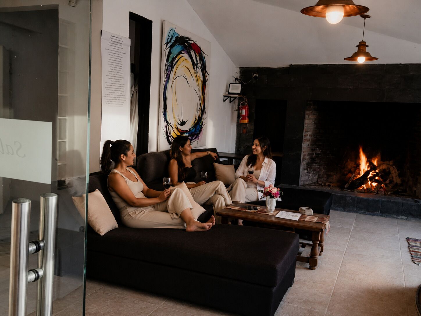 Lobby sitting area