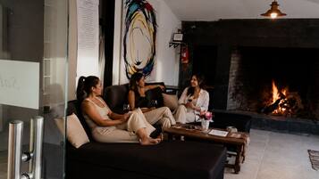 Lobby sitting area