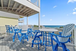 Outdoor dining - Courageous Beach House Suite D (Gulf Shores)