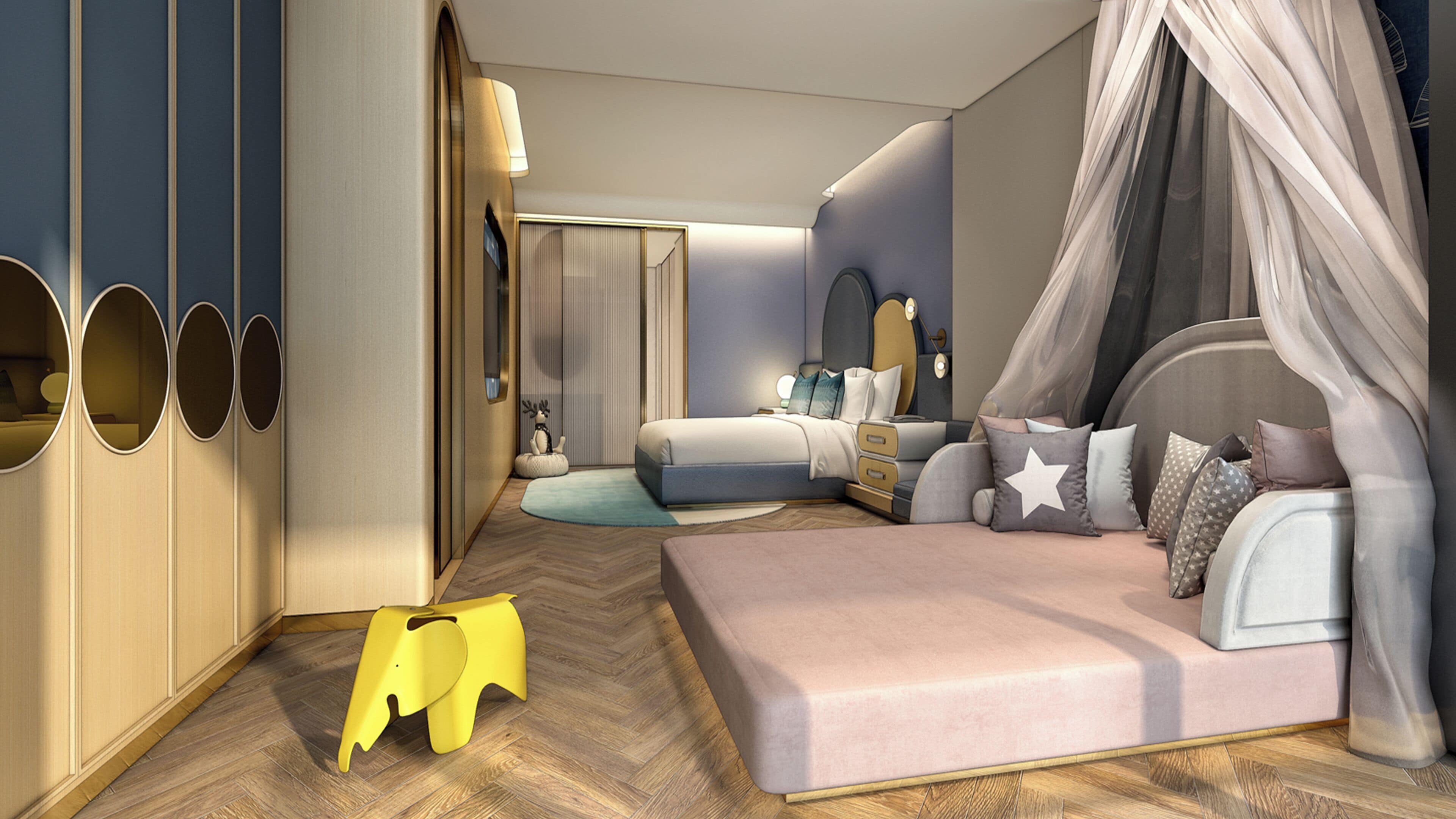 Premium bedding, down comforters, minibar, in-room safe