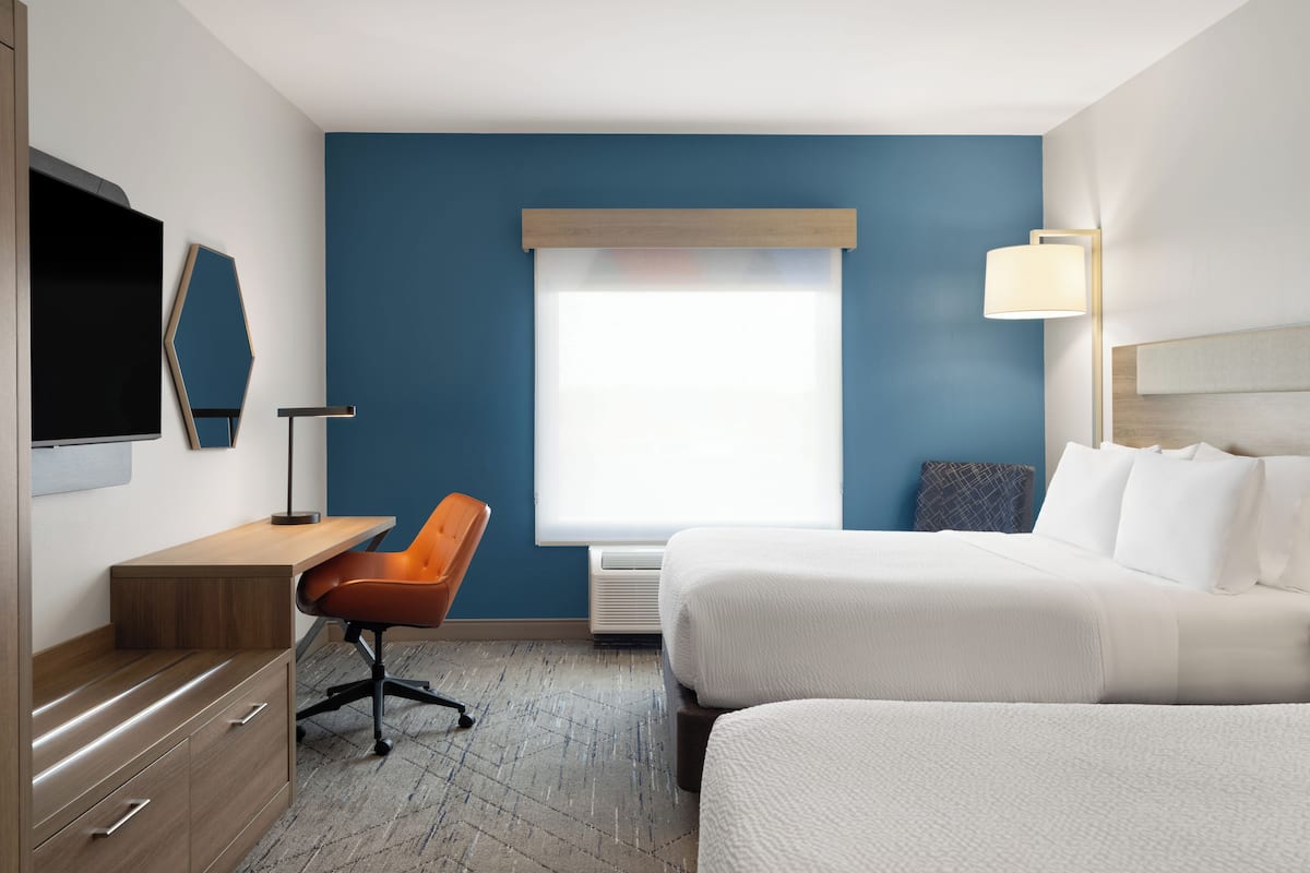 Standard Room, 2 Queen Beds, Accessible, Non Smoking (Communications) | In-room safe, individually furnished, desk, iron/ironing board