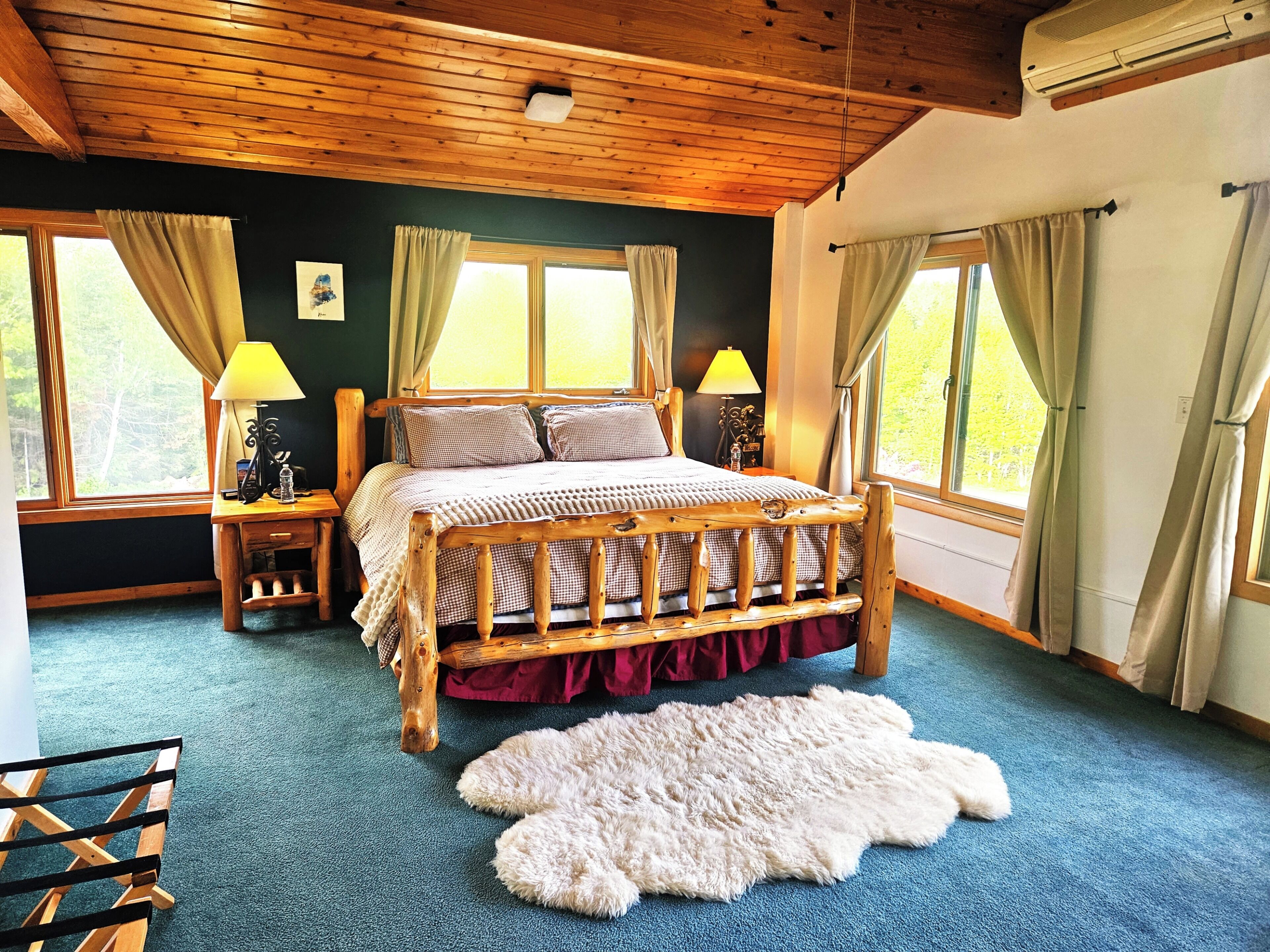 Premium bedding, memory foam beds, laptop workspace, iron/ironing board