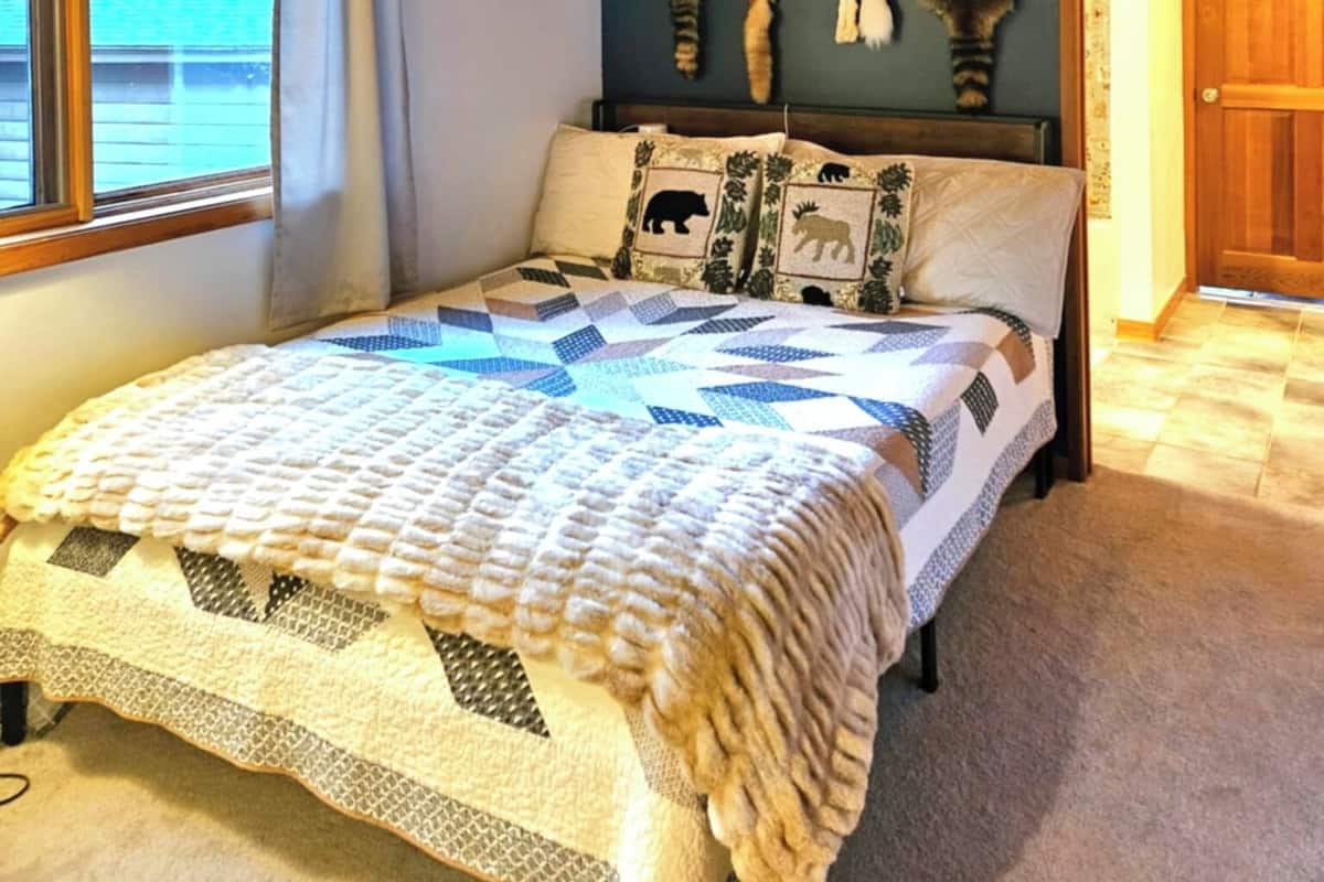 Premium bedding, memory foam beds, individually furnished