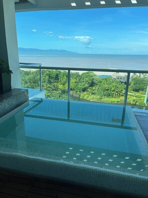 Indoor pool, outdoor pool