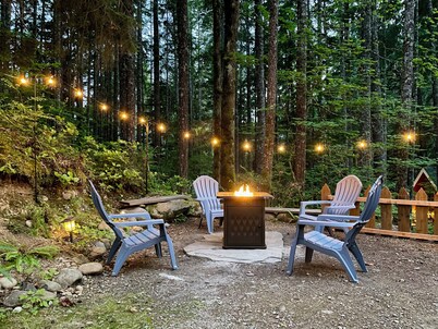 Lake Cushman Family Getaway-5 min walk to Lake-Pets OK-Firepit-Game Room-Kayaks!