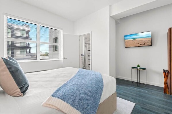 Skrivebord, strygejern/strygebræt, gratis Wi-Fi, sengetøj